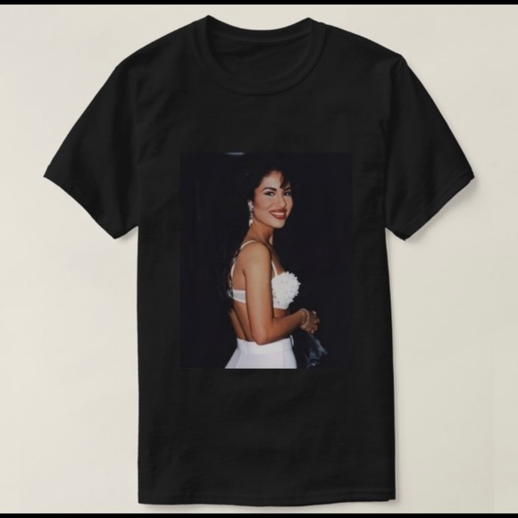 T-shirt Graphique Selena - Taille XL - Noir - Coton - Neuf Sans étiquettes (Marque Tee Styled Value)